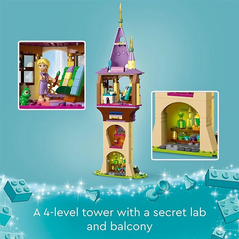 LEGO Disney Princess Rapunzel’s Tower Snuggly Duckling Tangled Building Toy