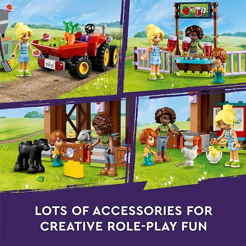LEGO Friends Farm Animal Sanctuary and Tractor Toy