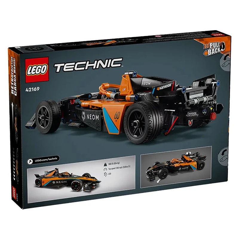 LEGO Technic NEOM McLaren Formula E Race Car – 452 Pieces