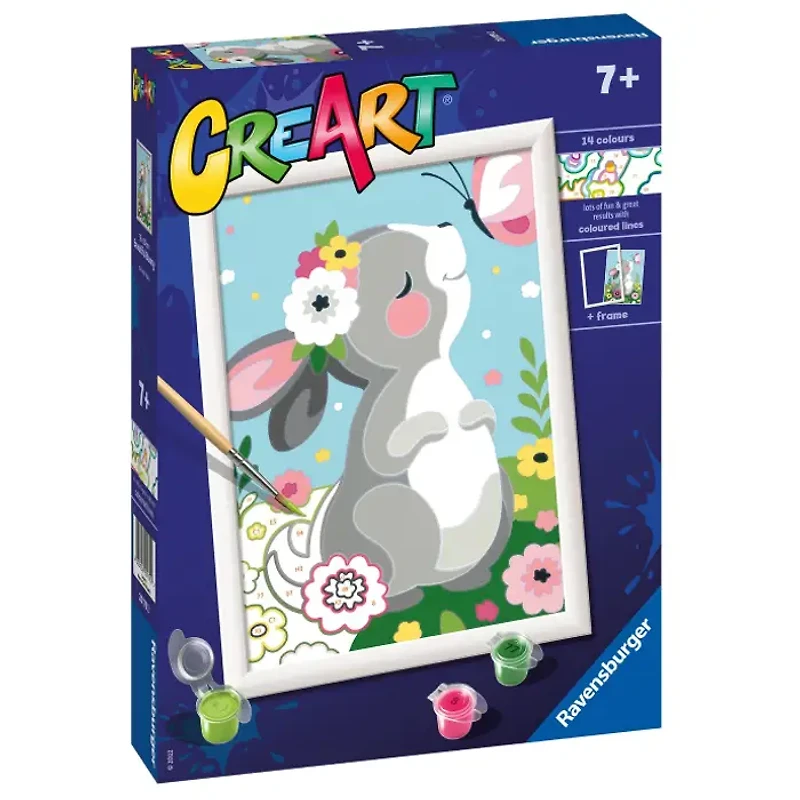 Ravensburger CreArt Beautiful Bunny Paint with Frame