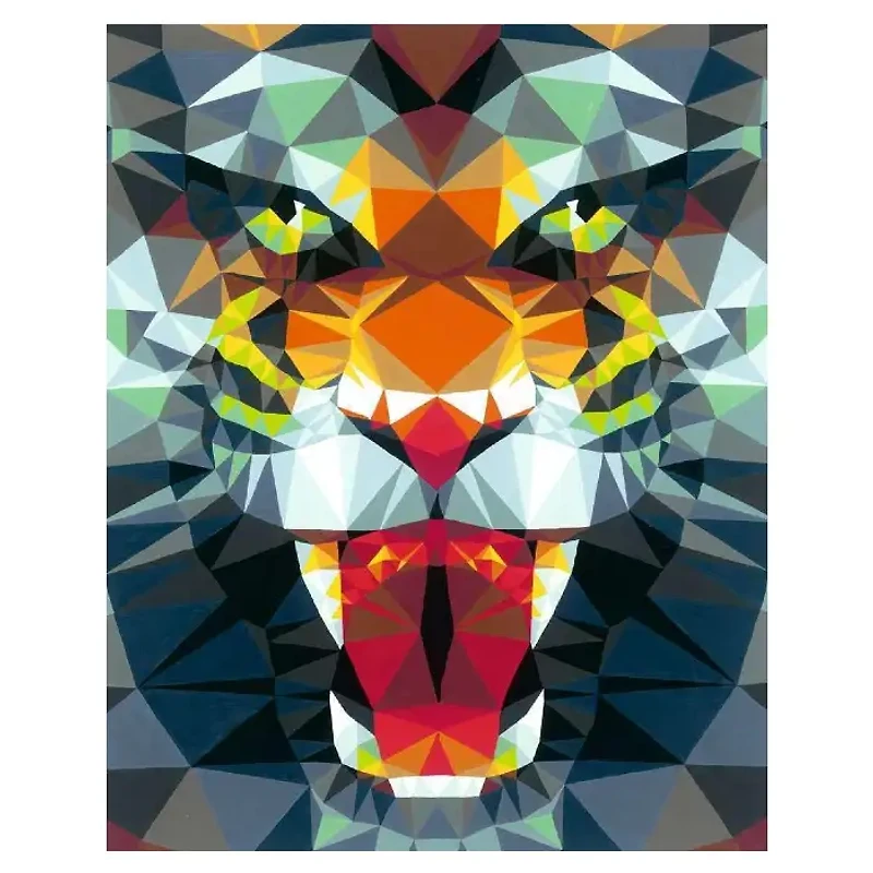 Ravensburger CreArt Polygon Tiger Paint