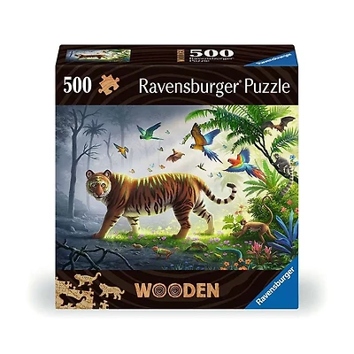 Ravensburger Jungle Tiger 500 Pieces Wooden Puzzle