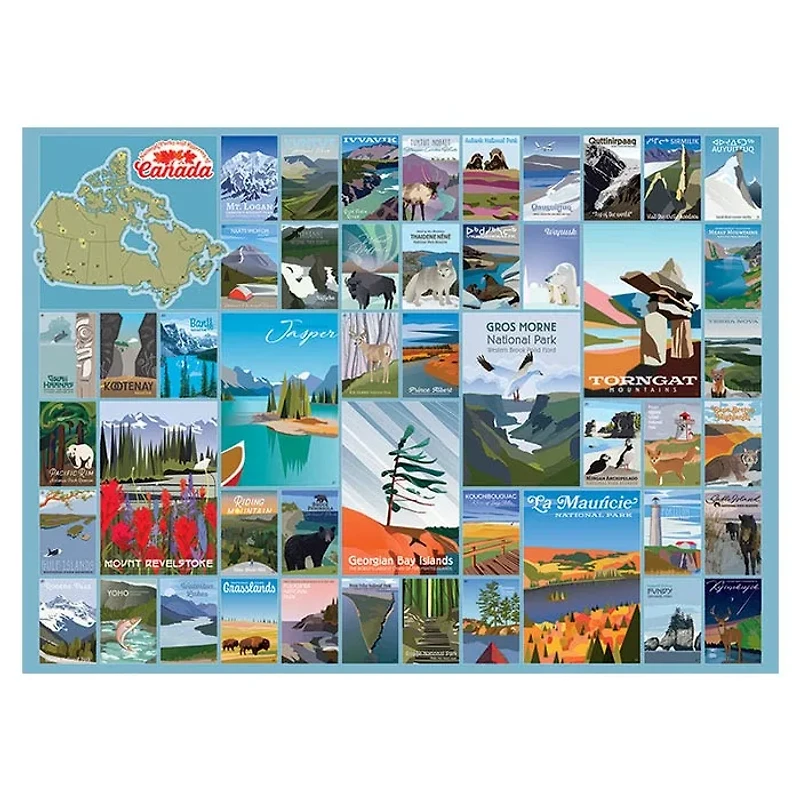Cobble Hill 1000 Piece Puzzle – National Parks and Reserves of Canada