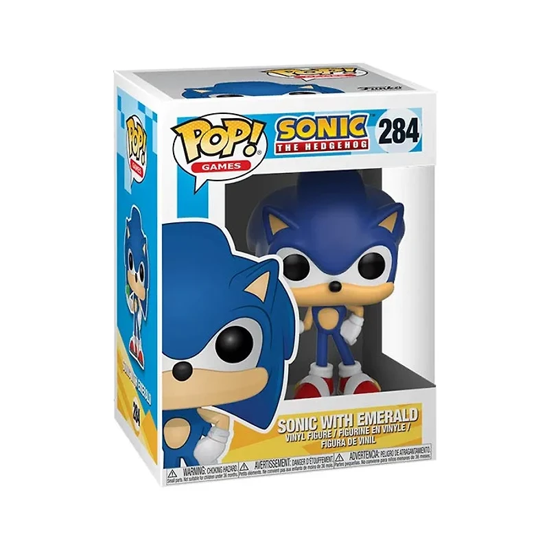 Funko Pop! Sonic With Emerald Sonic The Hedgehog