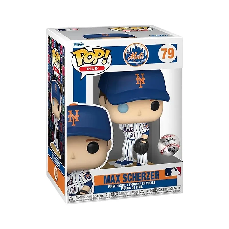 Funko Pop! MLB Mets Max Scherzer (Home Jersey)