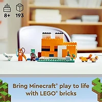 LEGO Minecraft The Fox Lodge House Animal Toys