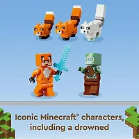 LEGO Minecraft The Fox Lodge House Animal Toys