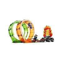 LEGO City Stuntz Double Loop Stunt Arena – 598 Pieces