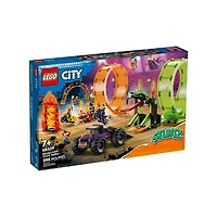 LEGO City Stuntz Double Loop Stunt Arena – 598 Pieces