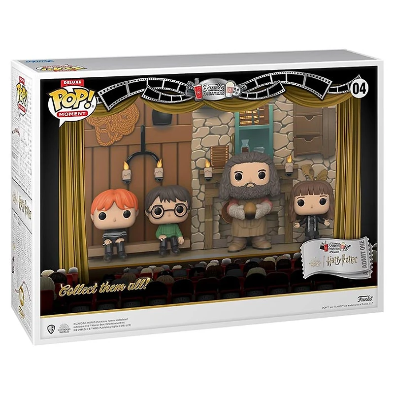 Funko Pop! Moment Deluxe Hagrid’s Hut Harry Potter with Ron Hagrid and Hermione