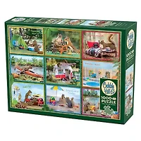 Cobble Hill Squirrels Vacation Puzzle 1000 Pieces
