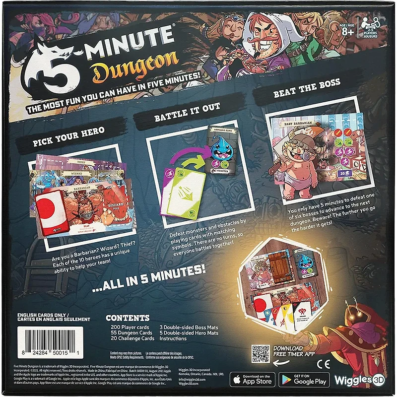 5 – Minute Dungeon Fun Card Game