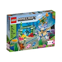 LEGO Minecraft The Guardian Battle Toy Building Set – 255 Pieces