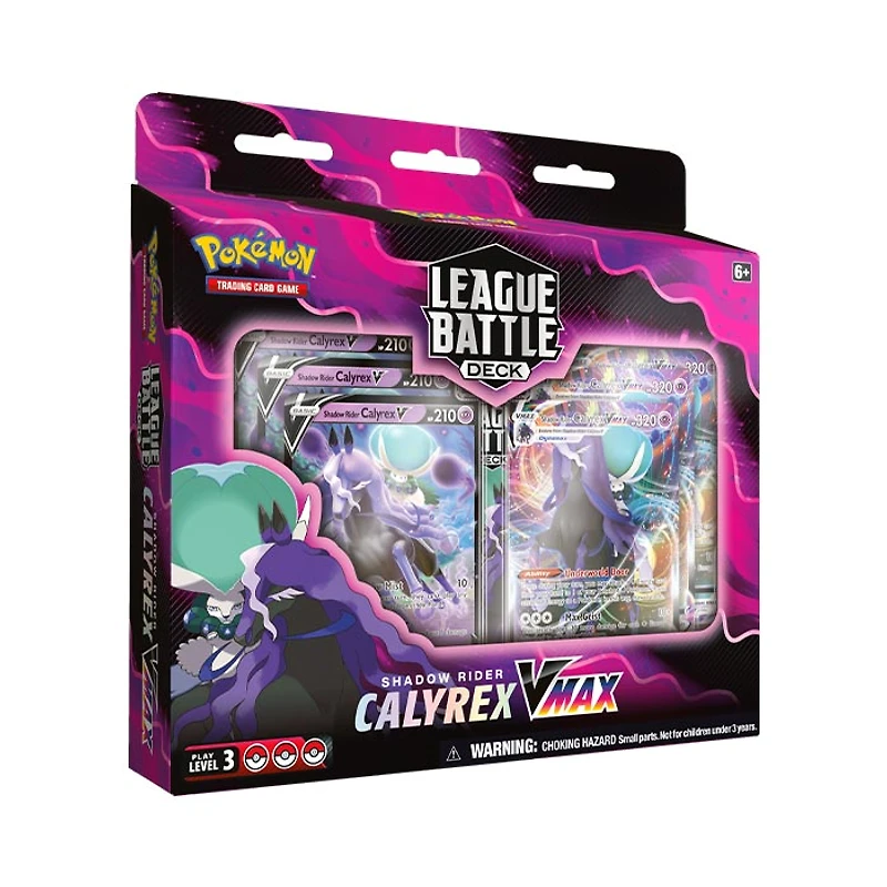 Pokemon TCG VMAX League Battle Deck Shadow or Ice Rider Calyrex Assorted (Random Pick)
