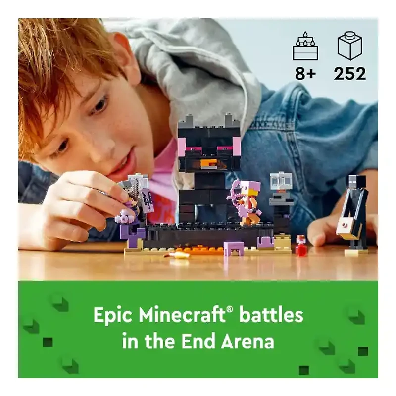 LEGO Minecraft The End Arena Battle 252 PCS 8+