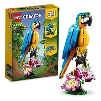LEGO Creator 3 in 1 Exotic Parrot Building Toy Set
