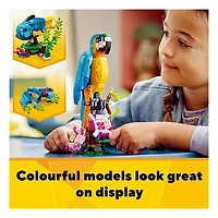 LEGO Creator 3 in 1 Exotic Parrot Building Toy Set