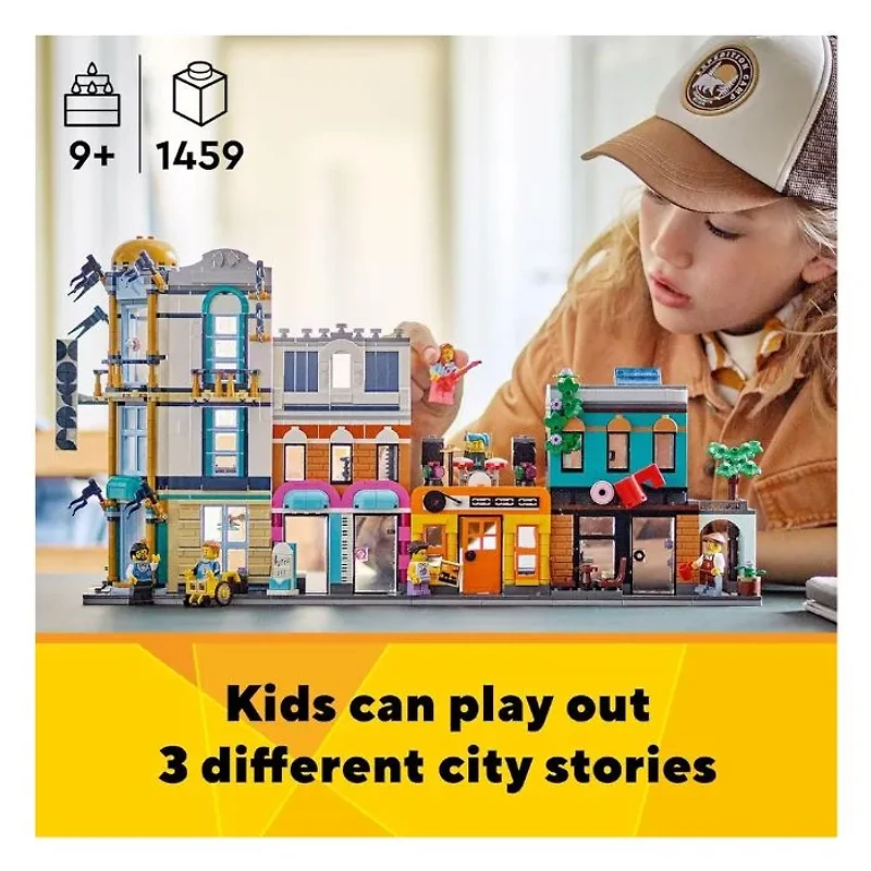 LEGO Creator 3 in 1 Main Street Building Toy Set