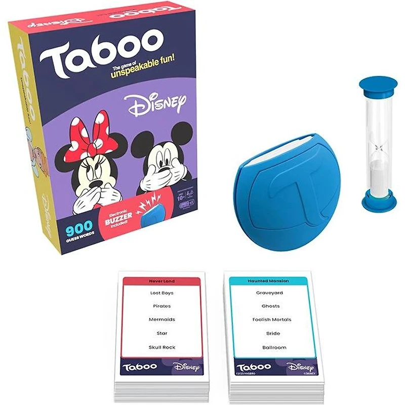 Taboo Party Board Game Disney Edition