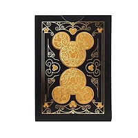 Bicycle Disney Mickey Mouse Inspired Black and Gold Playing Cards