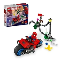 LEGO Marvel Motorcycle Chase Spider Man Vs Doc Ock