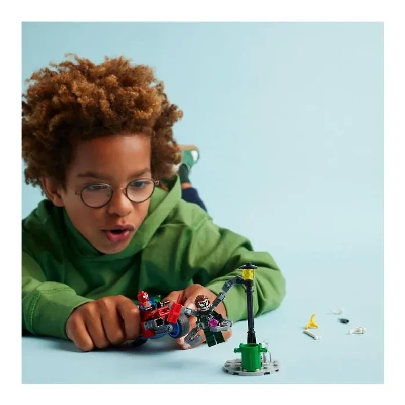LEGO Marvel Motorcycle Chase Spider Man Vs Doc Ock