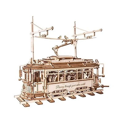 Robotime 3D Wooden Puzzle Classic City Tram