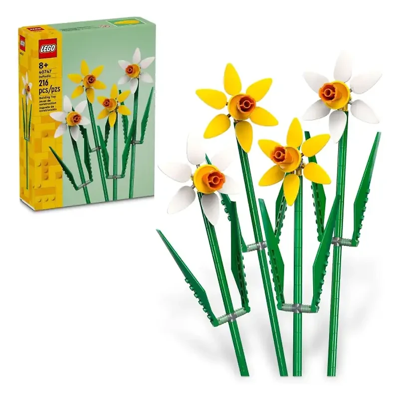 LEGO Yellow and White Daffodils 216 Pieces