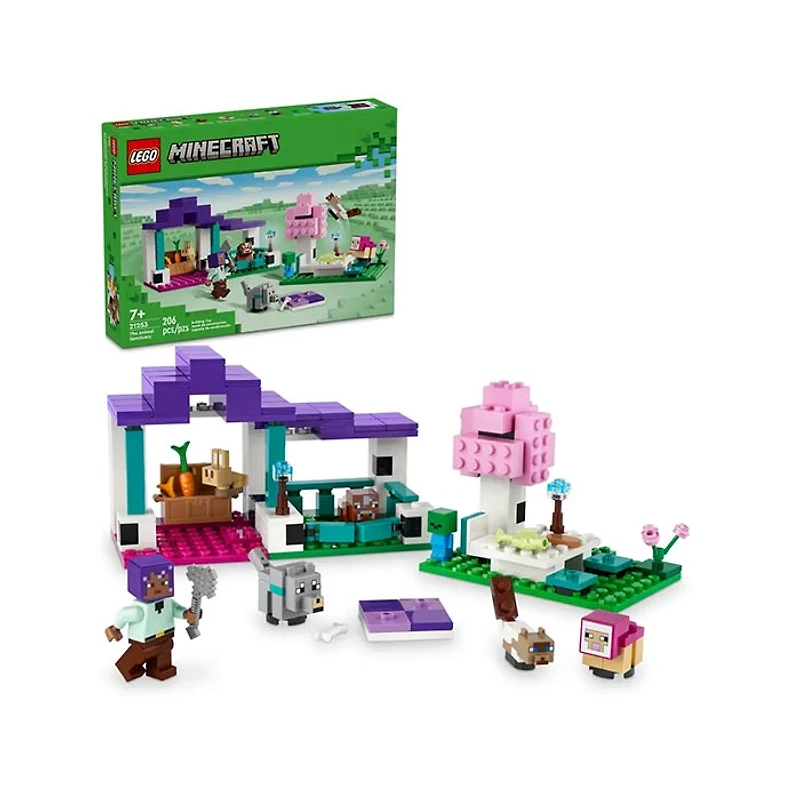 LEGO Minecraft The Animal Sanctuary 206 Pcs