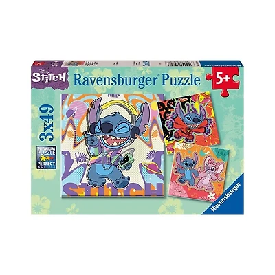 Ravensburger Disney Stitch 3×49 Piece Jigsaw Puzzle