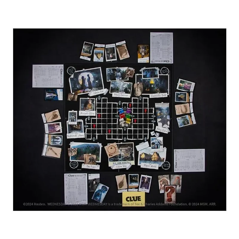CLUE Wednesday Classic Board Game Inspired by The Netflix Original Series