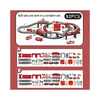 Fire Rescue Train Set – 92 Pieces