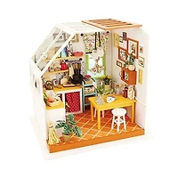 3D Wooden Puzzle Jason’s Kitchen Fully Assembled with Display Case