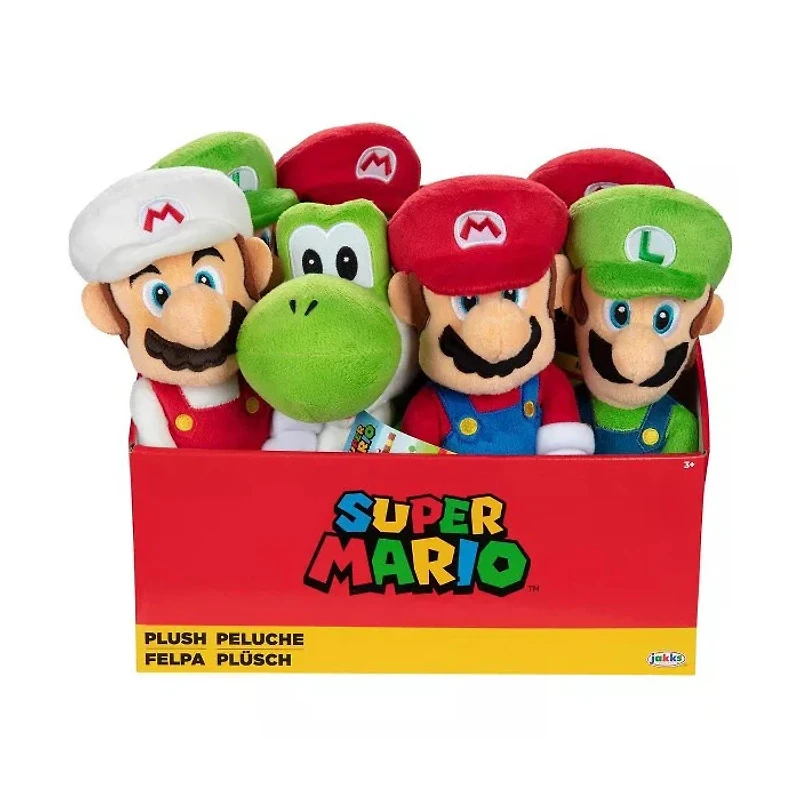 Nintendo Super Mario Plush Toy 9 Inch Assorted (Random Pick)