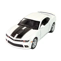Diecast Metal Car Chevrolet Camaro Pullback 1:38 With Stripes Single Assorted (Random Pick)