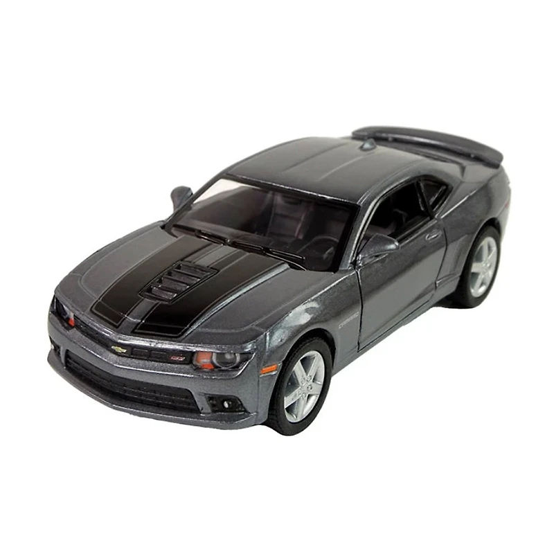 Diecast Metal Car Chevrolet Camaro Pullback 1:38 With Stripes Single Assorted (Random Pick)
