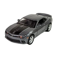 Diecast Metal Car Chevrolet Camaro Pullback 1:38 With Stripes Single Assorted (Random Pick)