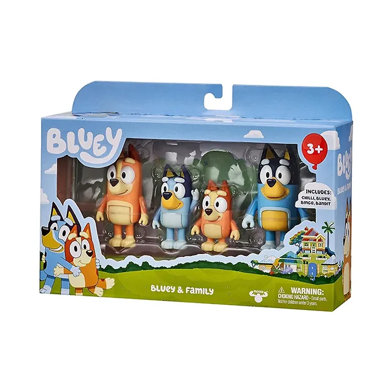 Bluey Series 5 Figure 4 Pack Assorted (Random Pick)