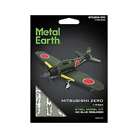Metal Earth Mitsubishi Zero Color 3D Laser Cut Model – 57 Pieces