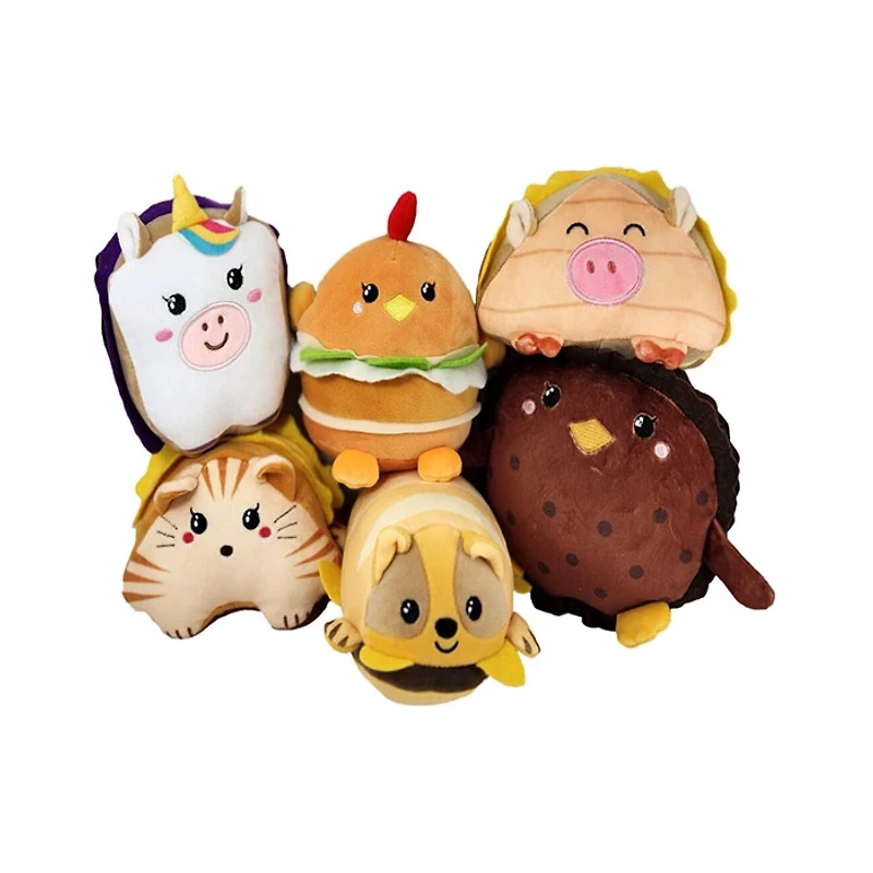 Plush Sandoichi Sandwich Assorted 6 Inch (Random Pick)