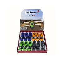 Diecast Car McLaren 675LT Pullback 1:36 Scale Race Track Toys Single Assorted (Random Pick)