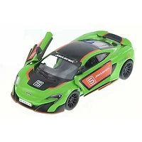 Diecast Car McLaren 675LT Pullback 1:36 Scale With Printing Race Track Toys Single Assorted (Random Pick)