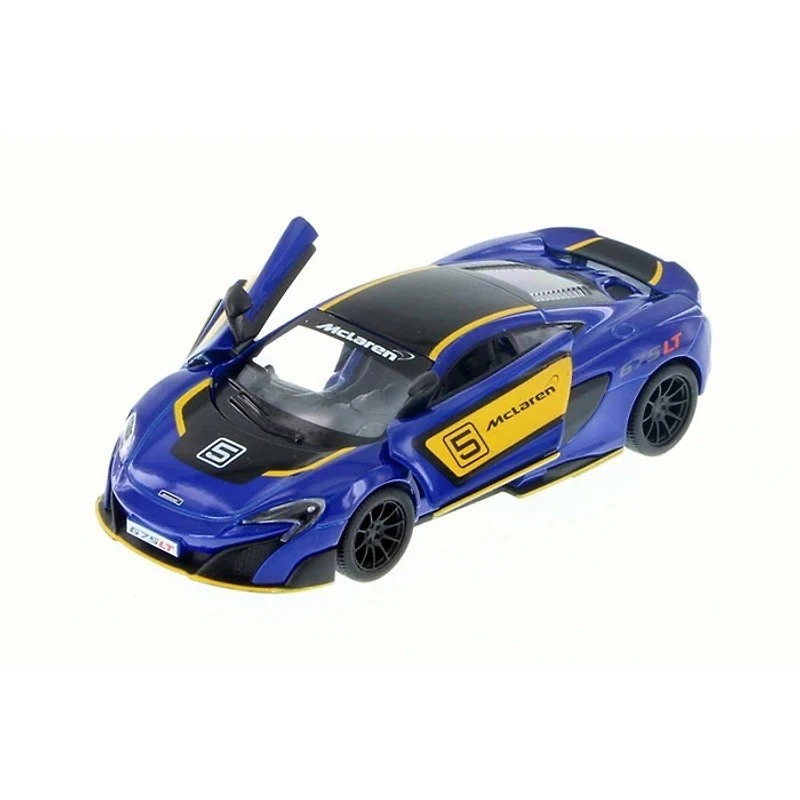 Diecast Car McLaren 675LT Pullback 1:36 Scale With Printing Race Track Toys Single Assorted (Random Pick)