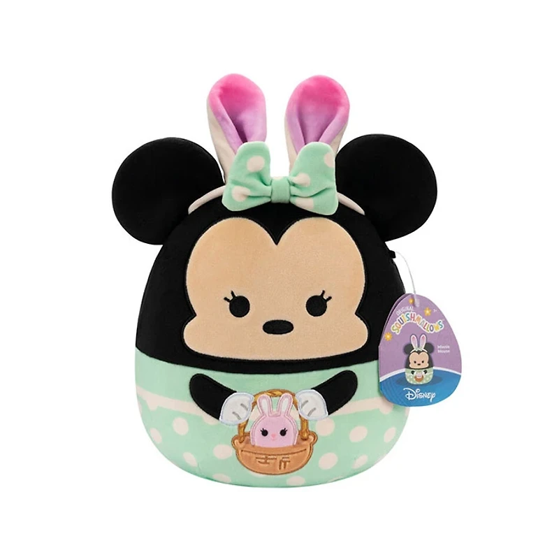 Squishmallow Plush Disney Easter Minnie With Bunny Ears 8 Inch Assorted (Random Pick)