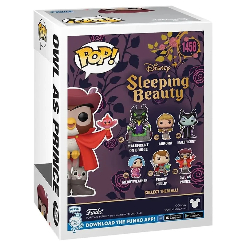 Funko Pop! Disney Sleeping Beauty Owl as Prince