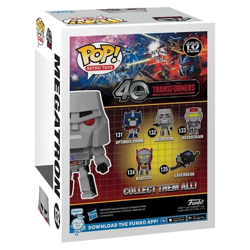 Funko Pop! Retro Toys Transformers Generation Megatron
