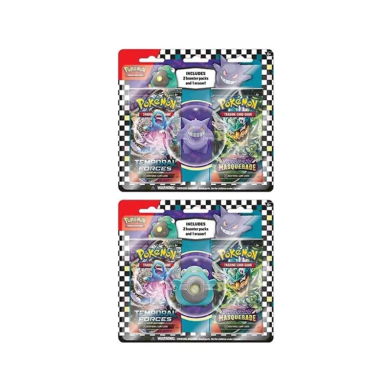Pokemon TCG Back to School Eraser Blister 2024