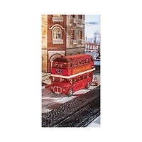 3D Wooden Puzzle DIY London Tour Bus