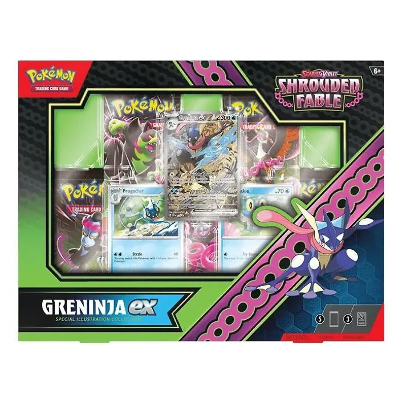 Pokemon SV 6.5 Shrouded Fable Kingdra Greninja Ex Special Illustration Collection Assorted (Random Pick)