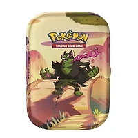 Pokemon Scarlet and Violet 6.5 Shrouded Fable Mini Tin Display